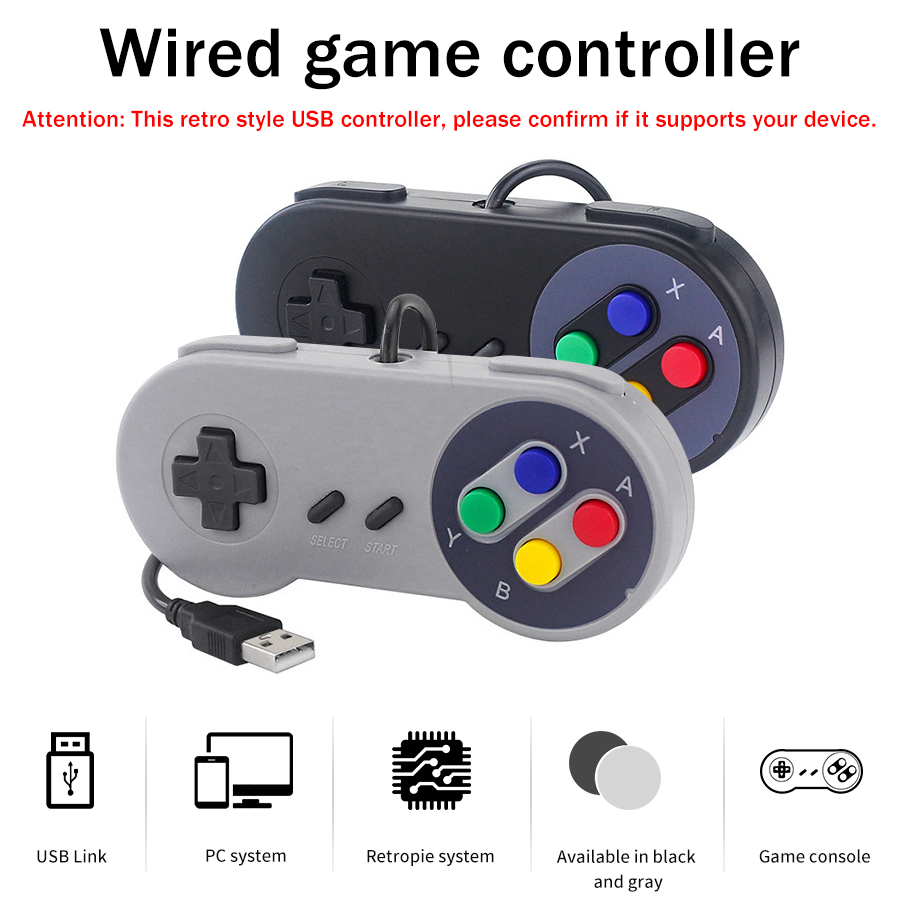1-2 pcs SNES USB Controller Re - đánh giá và giá Raspberry Pi Retropie