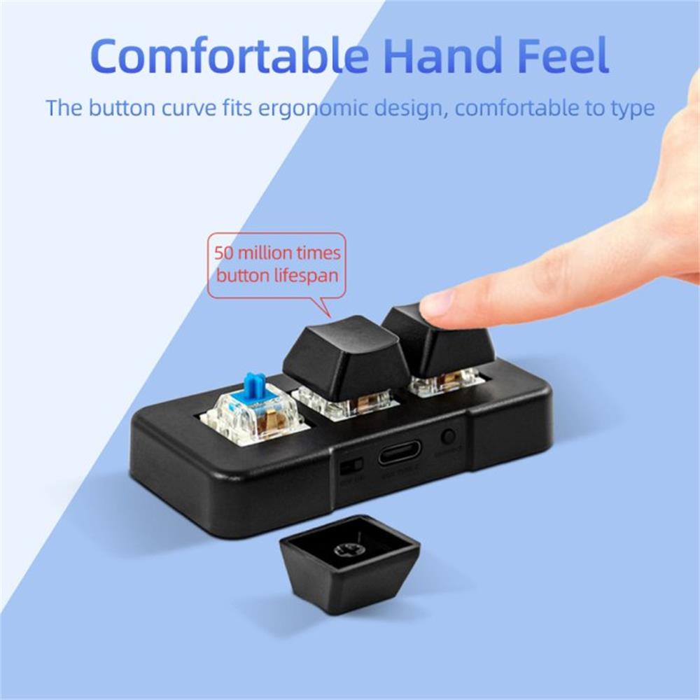 MK321-Pro Small Keyboard 3-key - đánh giá và giá Retro Gaming Keyboard