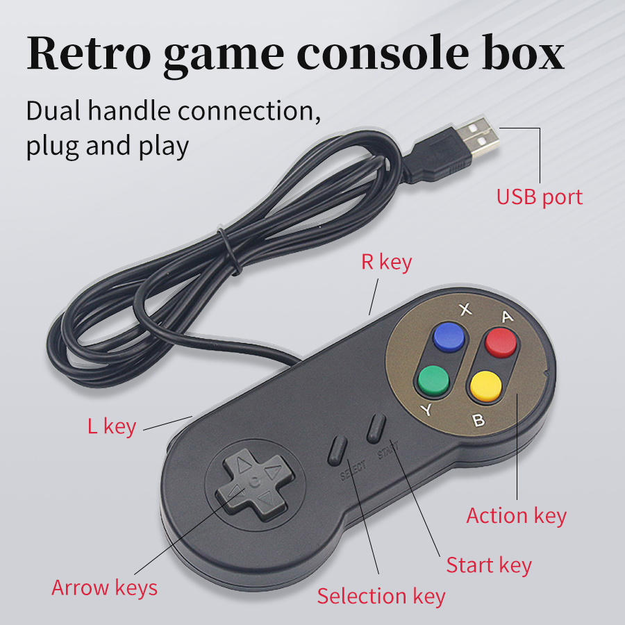 USB Retro Gamepad Plug and Pla - đánh giá và giá Raspberry Pi Retropie