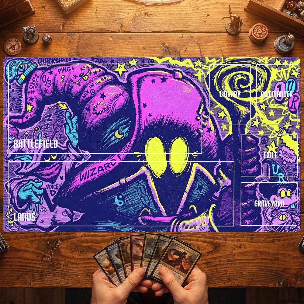 TCG Playmat Retro Neon Street  - đánh giá và giá Retro Gaming Zone