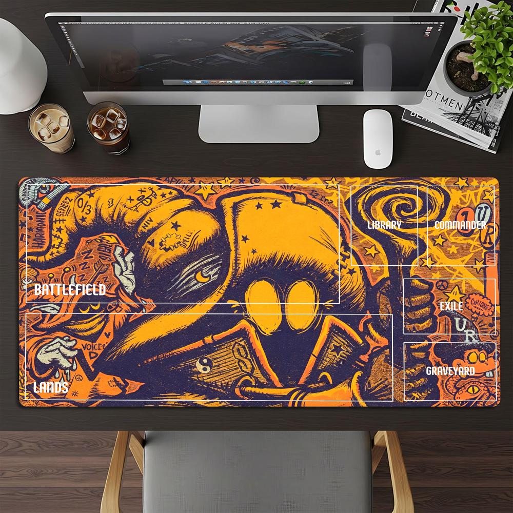 TCG Playmat Retro Neon Street  - đánh giá và giá Retro Gaming Zone