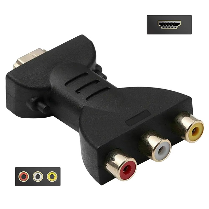 AV To HDTV Composite Adapter 3 - đánh giá và giá Composite Rca Cable