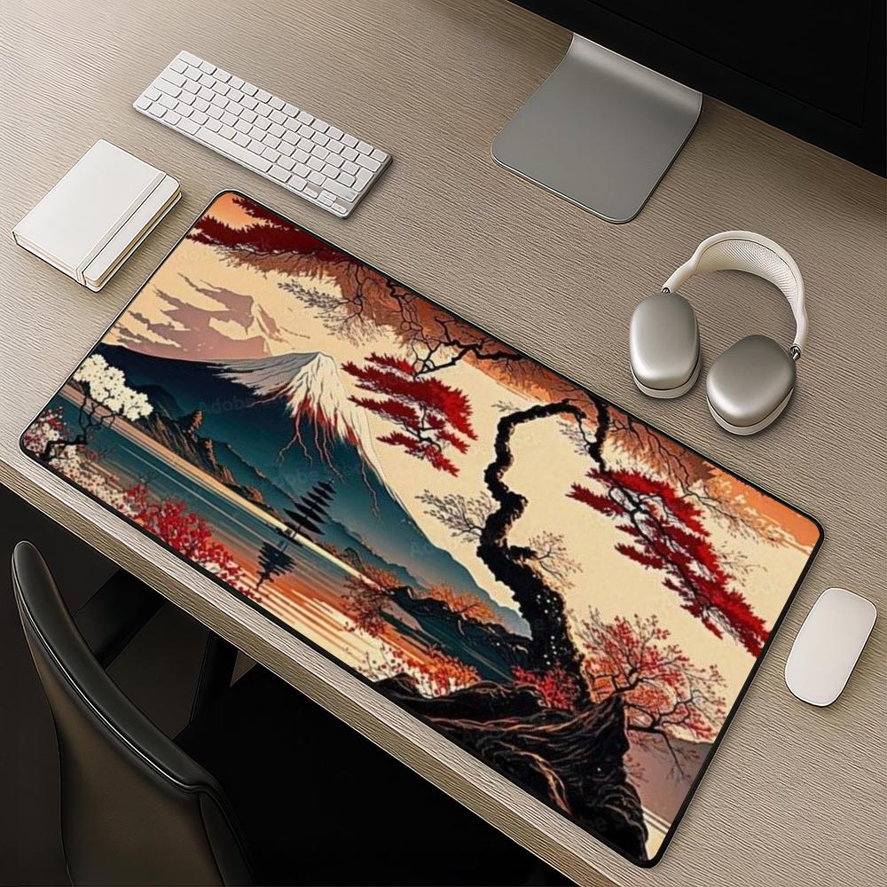 Ukiyo-e Red Maple Mount Fuji L - đánh giá và giá Retro Gaming Keyboard