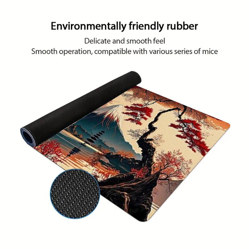 Ukiyo-e Red Maple Mount Fuji L - đánh giá và giá Retro Gaming Keyboard