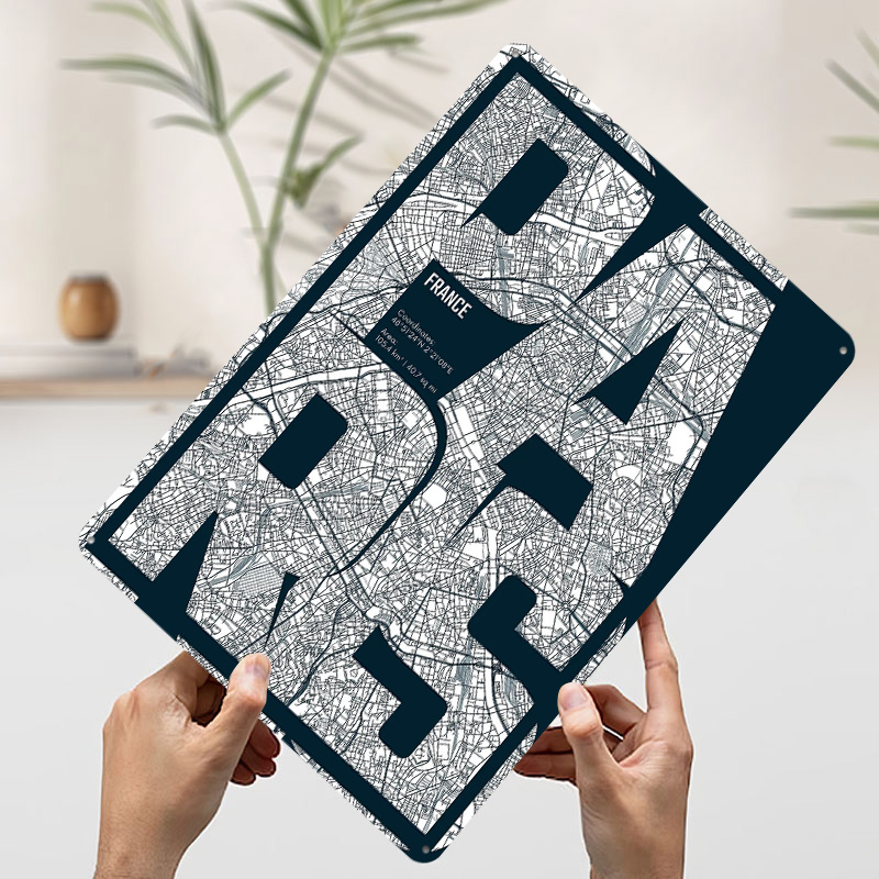 Paris France Map Typography Pr - đánh giá và giá Retro Gaming France
