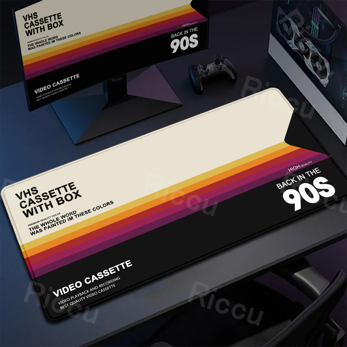 Retro VHS Style Mouse Pad Xxl  - đánh giá và giá Retro Gaming Keyboard