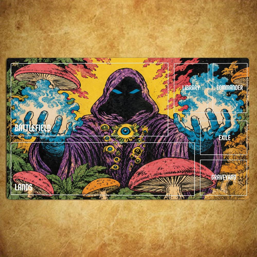 TCG Playmat Retro Mushroom Sor - đánh giá và giá Retro Gaming Zone