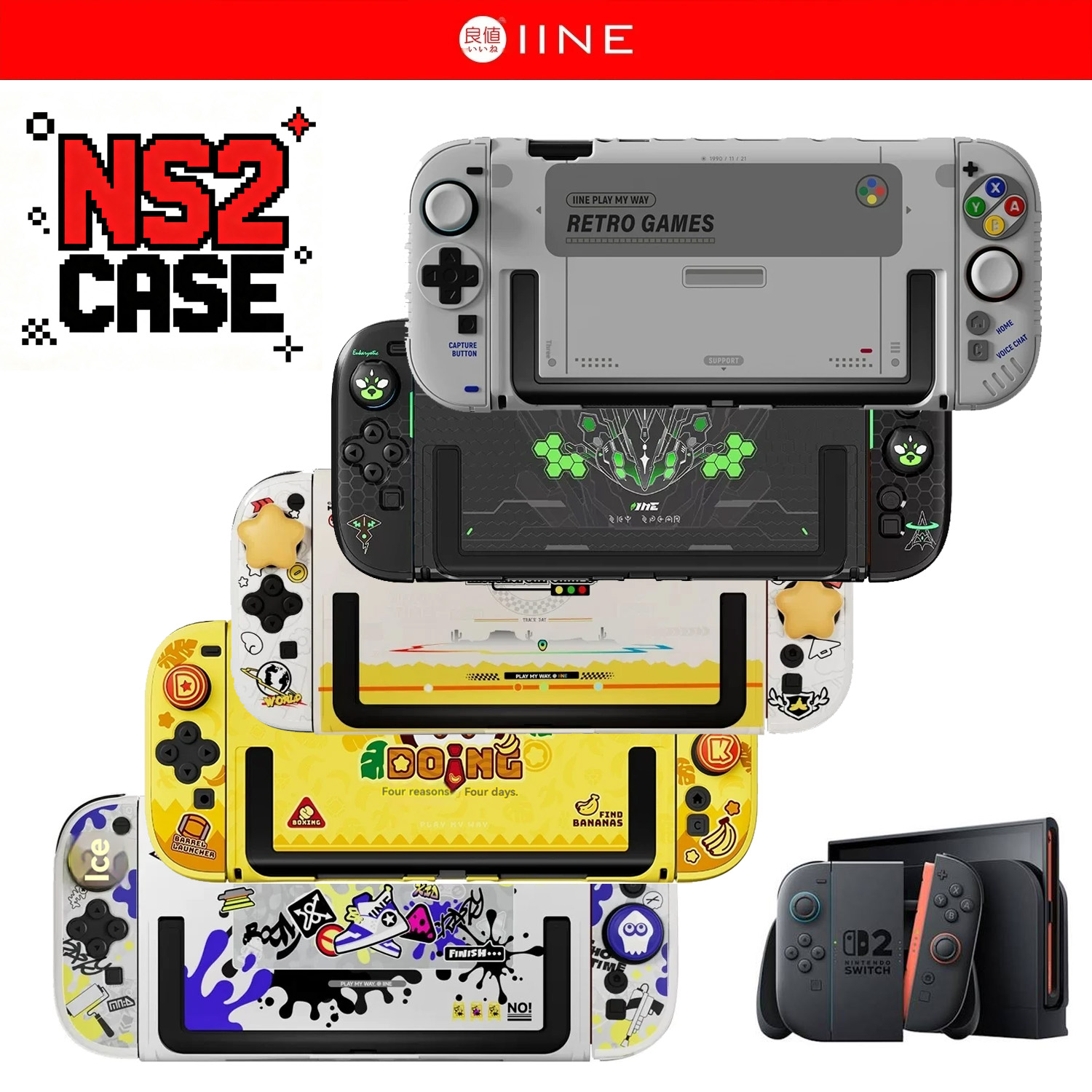 IINE Retro Case Switch 2 Prote - đánh giá và giá Retro Gaming Pro