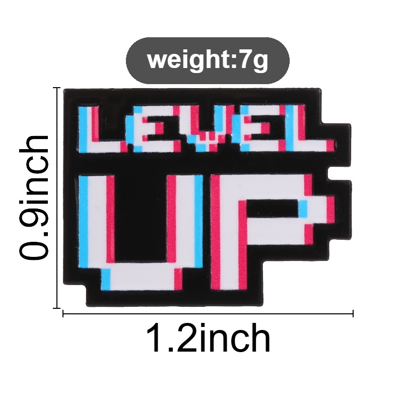 Level Up Glitch Pixel Badge Re - đánh giá và giá Retro Gaming Gifts