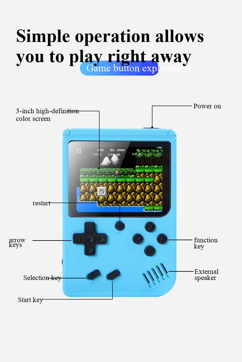 Retro Mini Di Động Cầm Tay Vid - đánh giá và giá Retro Gaming Zone