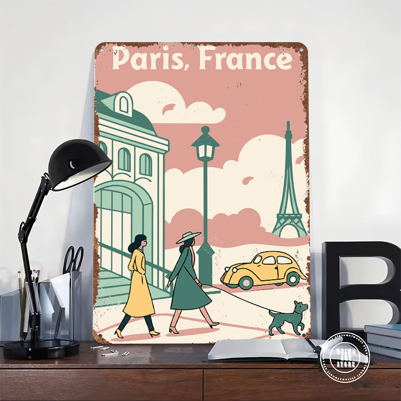 Paris France Travel Printed Po - đánh giá và giá Retro Gaming France