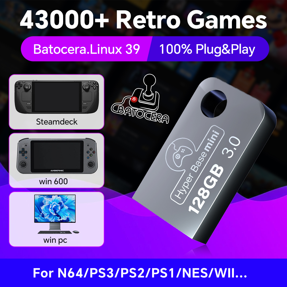 Batocera 128G USB Flash Drive  - đánh giá và giá Retro Gaming Usb