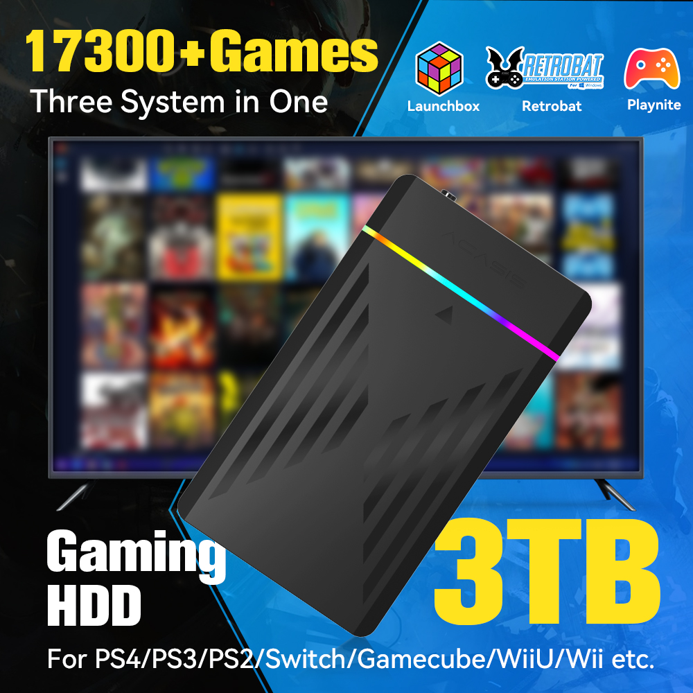 3TB Portable Gaming HDD Launch - đánh giá và giá Retro Gaming Pro